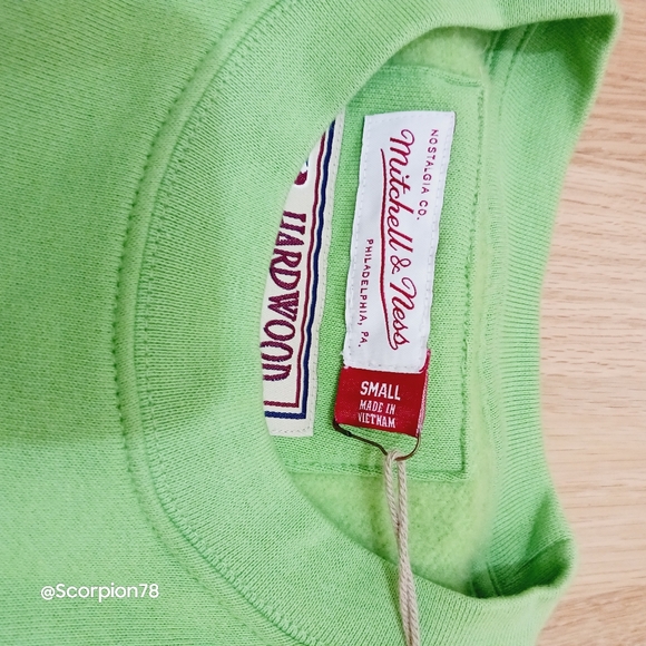 NwT Mitchell & NessAtlanta Hawks Hardwood Classics Head Coach Crew Small - Picture 8 of 10